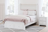J&M Furniture - Ashley Furniture - Mollviney Full Panel Storage Bed - Full Panel Storage Bed - B2540B7
